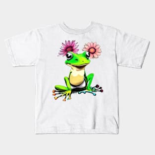 FROG-CROAKER Kids T-Shirt